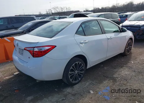 2016 Toyota Corolla S Plus z USA, uszkodzony, nr VIN 5YFBURHE1GP423039